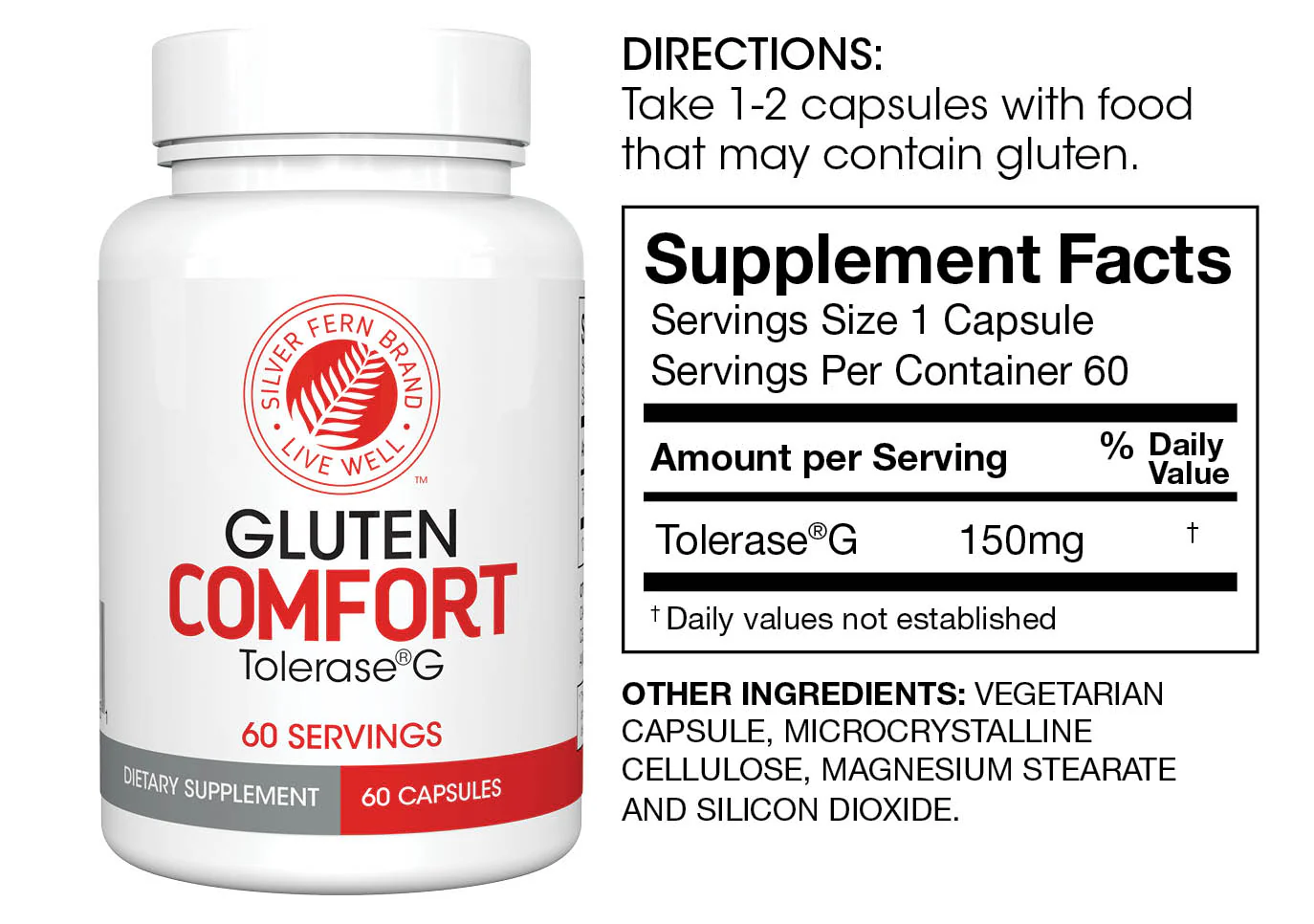 Gluten Comfort - Tolerase® G Digestive Supplement - Image 6