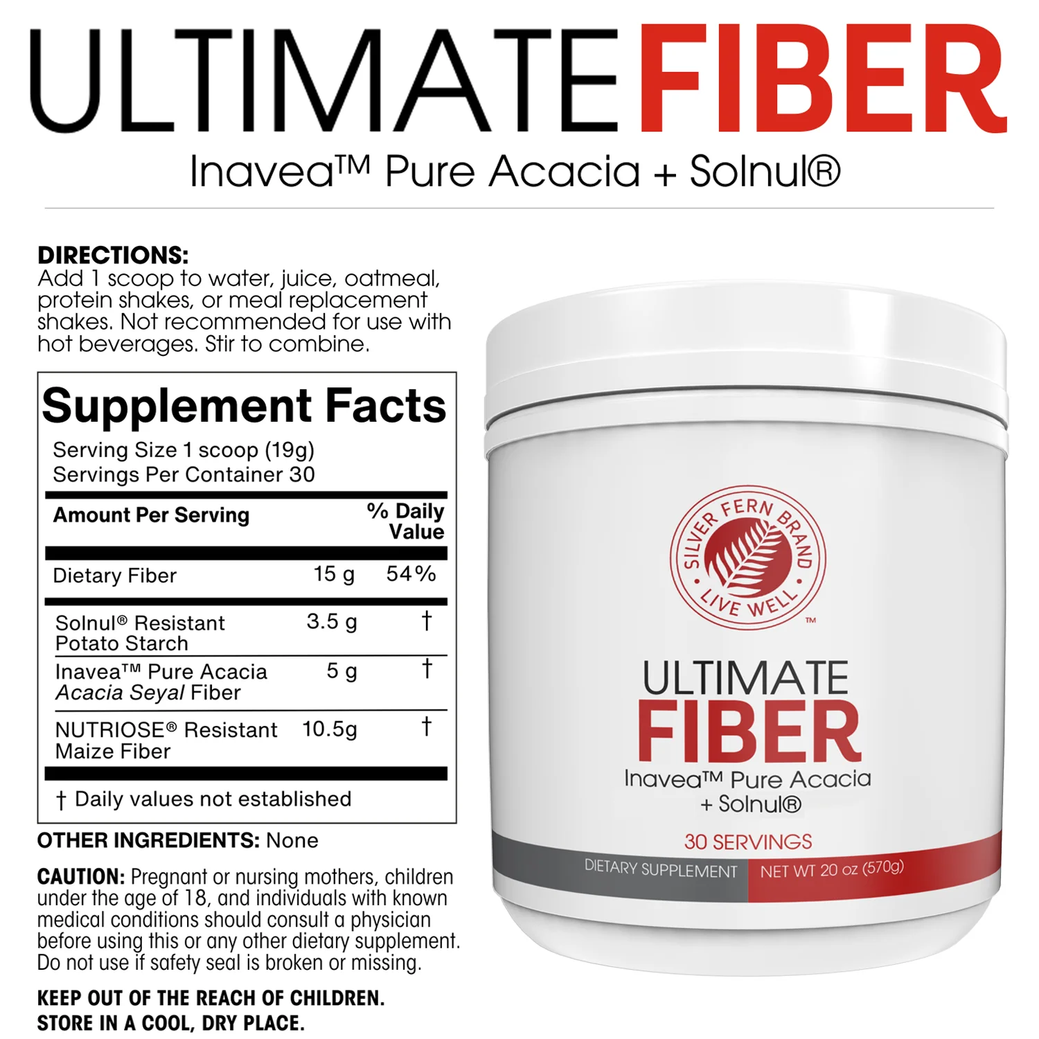 Ultimate Fiber - 3 Prebiotic Fibers in 1 - Image 3