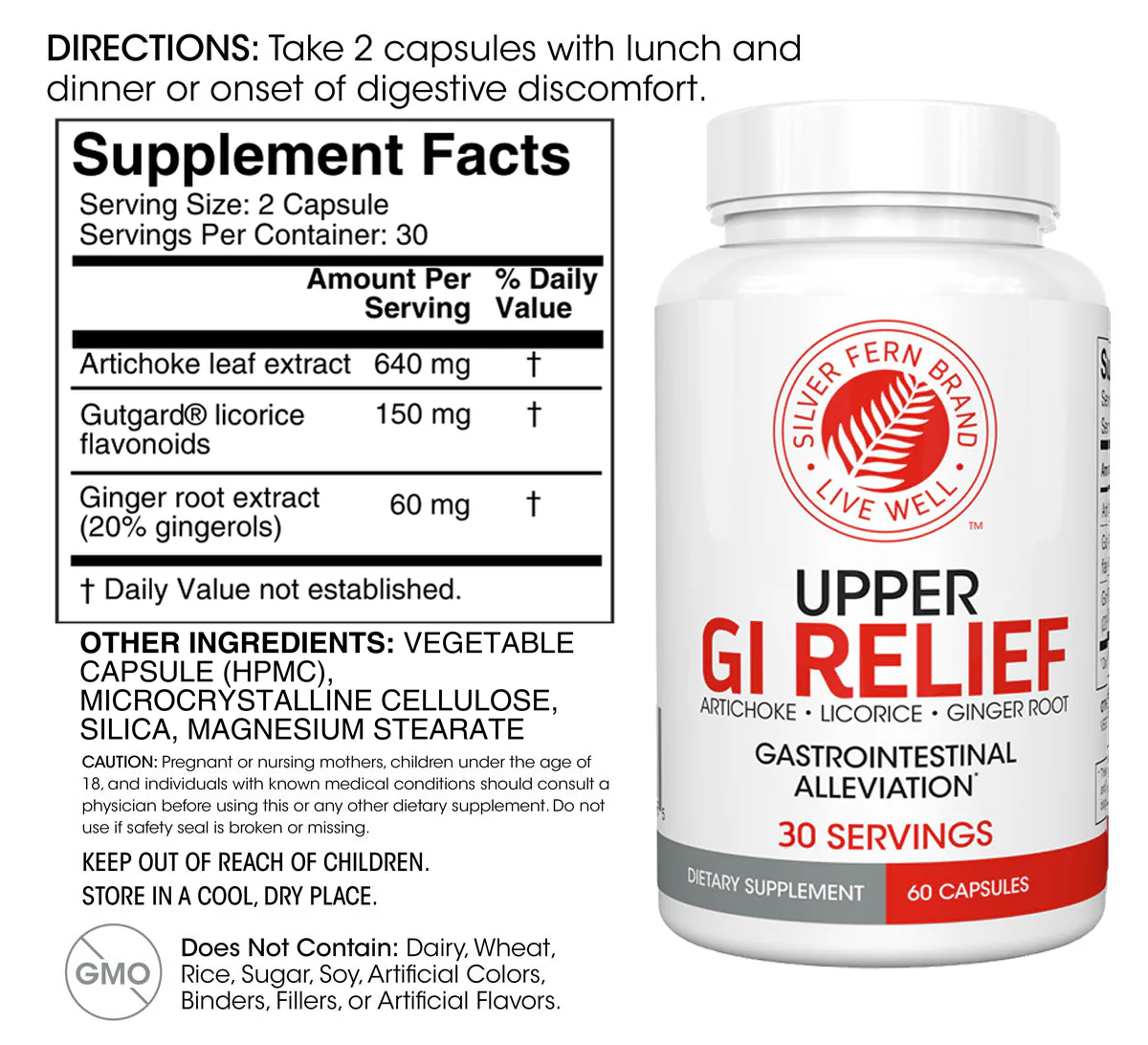 Upper GI Relief - Acid Reflux, Indigestion, Gas and Bloating - Image 3